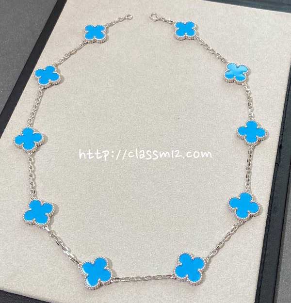 반 클리프 앤 아펠 25 한정판 목걸이 D3464