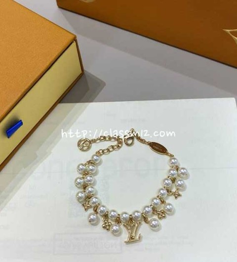 루이비통 25 한정판 Pearl River 팔찌 D3483