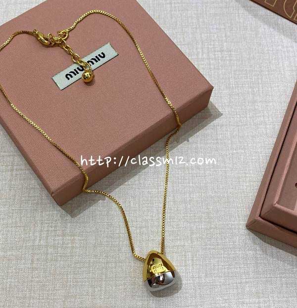 미우미우 25 한정판 목걸이 D3486