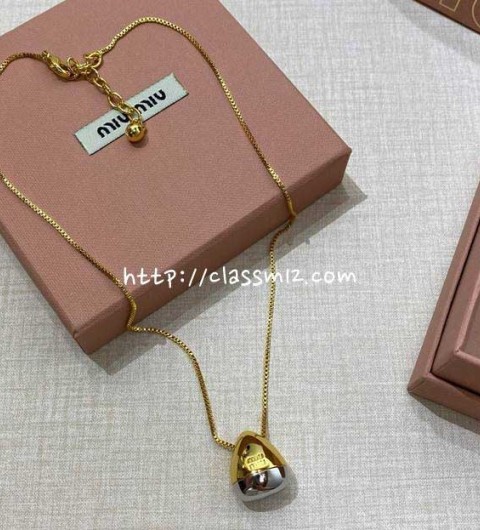 미우미우 25 한정판 목걸이 D3486