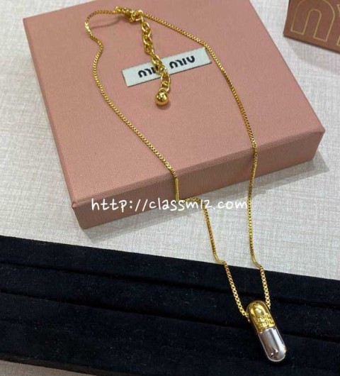 미우미우 25 한정판 목걸이 D3488