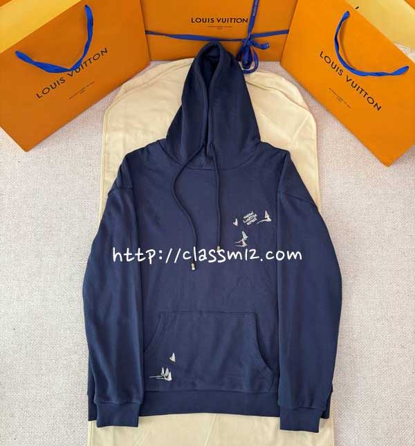 루이비통 25 한정판 긴팔 후드 티셔츠 A13993