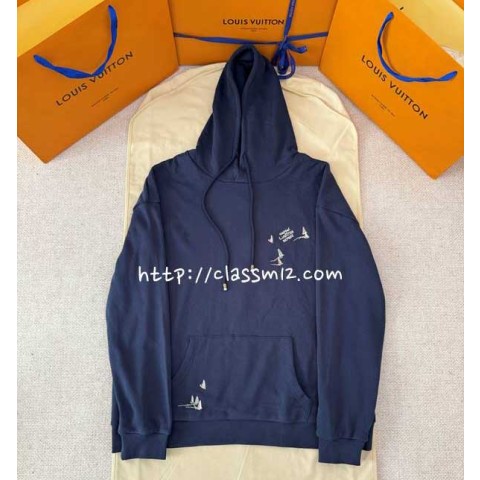 루이비통 25 한정판 긴팔 후드 티셔츠 A13993