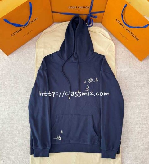 루이비통 25 한정판 긴팔 후드 티셔츠 A13993
