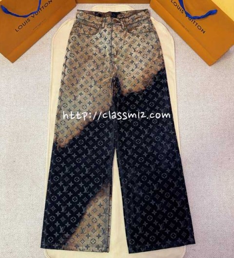 루이비통 25 한정판 청바지 긴바지 A13994