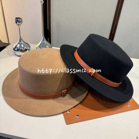 에르메스  25 한정판 양털 보터햇 모자 D3506