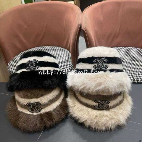 샤넬 25 한정판 버킷햇 모자 D3525