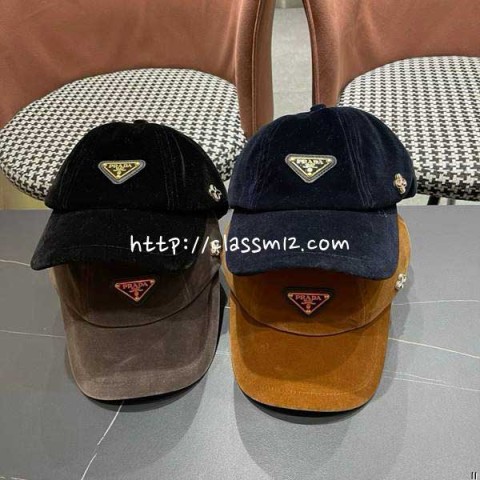 프라다 25 한정판 볼캡 모자 D3527