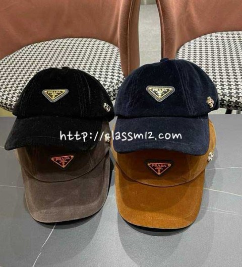 프라다 25 한정판 볼캡 모자 D3527