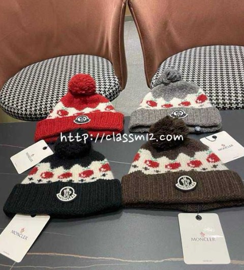 몽클레어 25 한정판 비니 모자 D3531