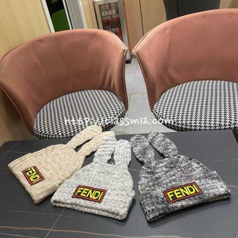 펜디 25 한정판 비니 모자 D3560