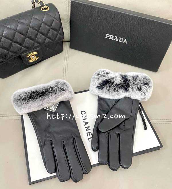프라다 25 한정판 여성 장갑 D3566