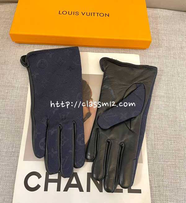 루이비통 25 한정판 양가죽 램스킨 장갑 D3570
