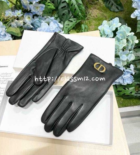 디올 25 한정판 여성 양가죽 램스킨 장갑 D3579