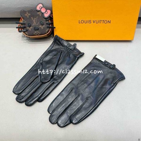 프라다 25 한정판 남여공용 양가죽 램스킨 장갑 D3591