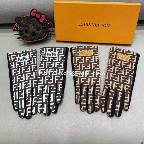 펜디 25 한정판 양털 장갑 D3592