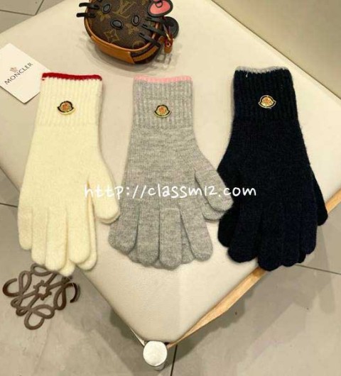 몽클레어 25 한정판 양털 니트 장갑 D3596