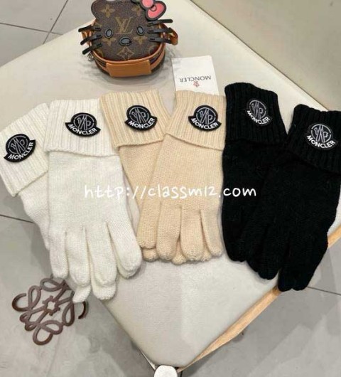 몽클레어 25 한정판 양털 니트 장갑 D3597