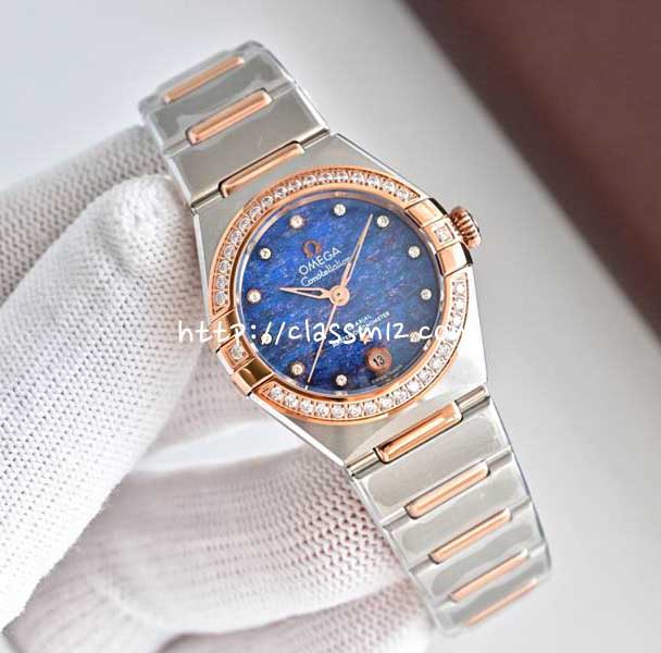 오메가 25 한정판 316L 오토매틱 시계 W184