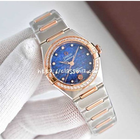 오메가 25 한정판 316L 오토매틱 시계 W184