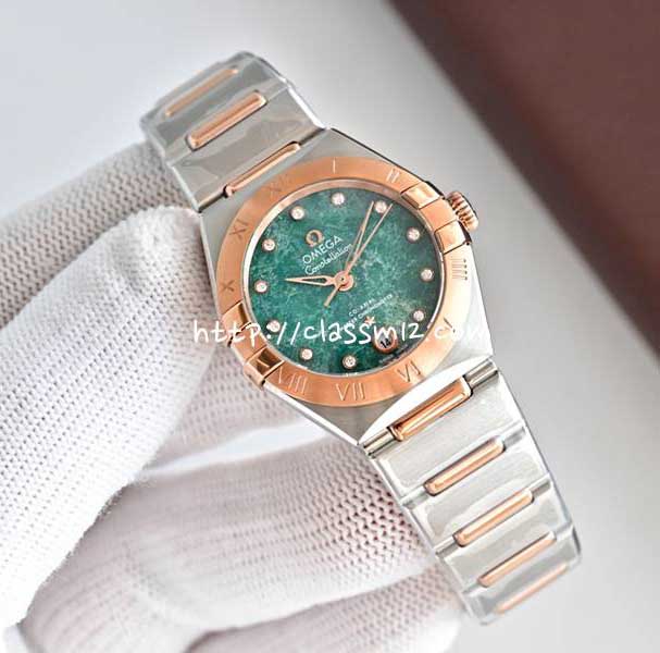 오메가 25 한정판 316L 오토매틱 시계 W185