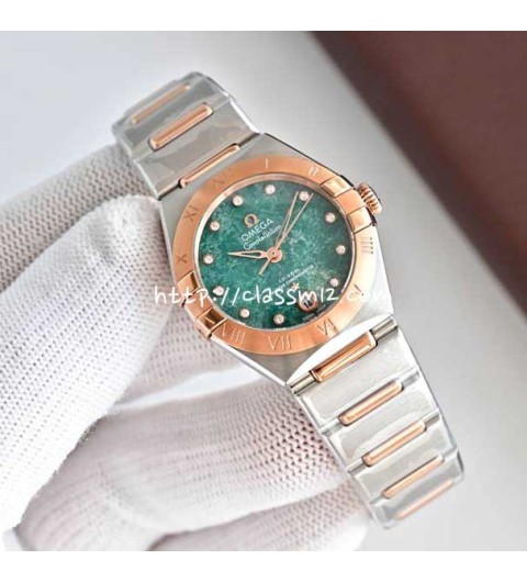 오메가 25 한정판 316L 오토매틱 시계 W185