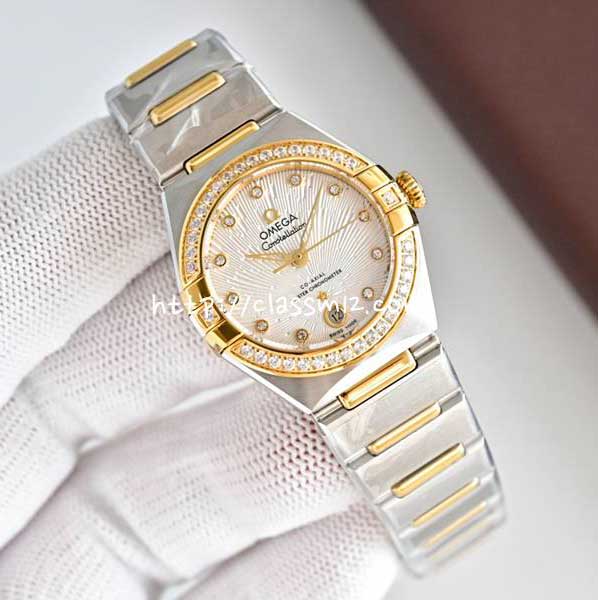 오메가 25 한정판 316L 오토매틱 시계 W186