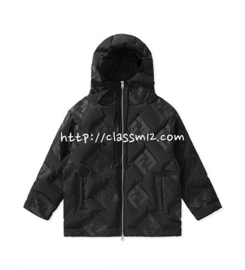 펜디 25 한정판 남여공용 긴팔 후드 패딩 자켓 A13999