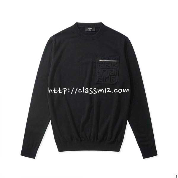 펜디 25 한정판 양털 긴팔 니트 A14000