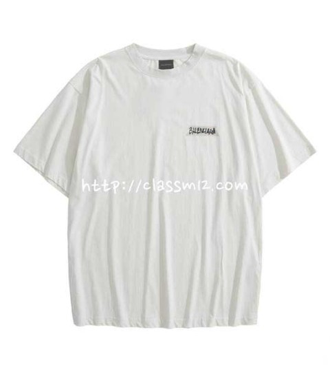 발렌시아가 25 한정판 반팔 티셔츠 A14010