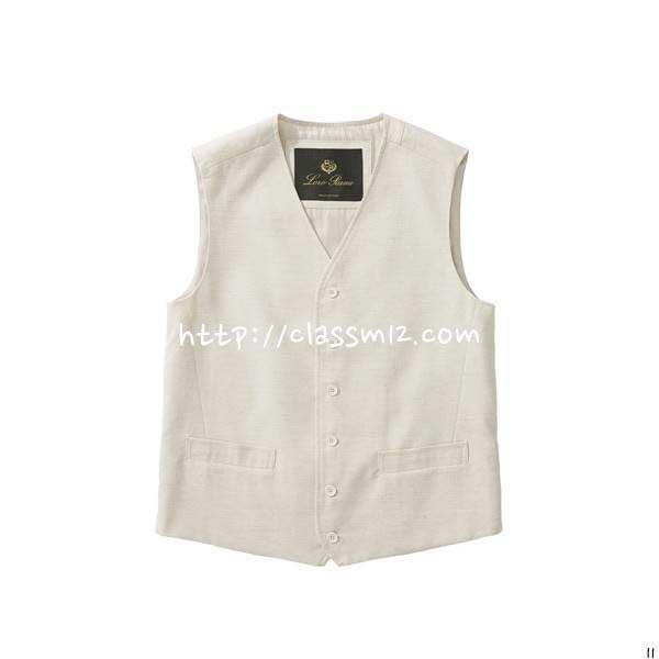 로로피아나 Loro Piana 25 한정판 Eduard 민소매 조끼 자켓 A14040