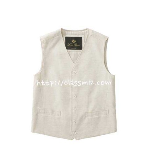 로로피아나 Loro Piana 25 한정판 Eduard 민소매 조끼 자켓 A14040