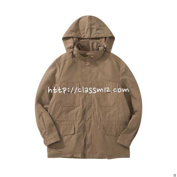 로로피아나 Loro Piana 25 한정판 Traveller 긴팔 후드 자켓 A14042