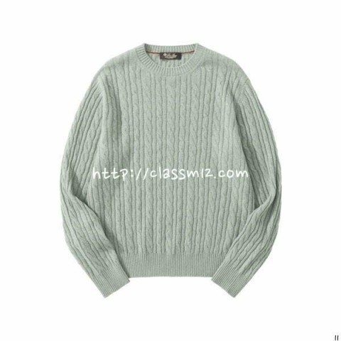 로로피아나 Loro Piana 25 한정판 Treccia 양털 긴팔 니트 A14044