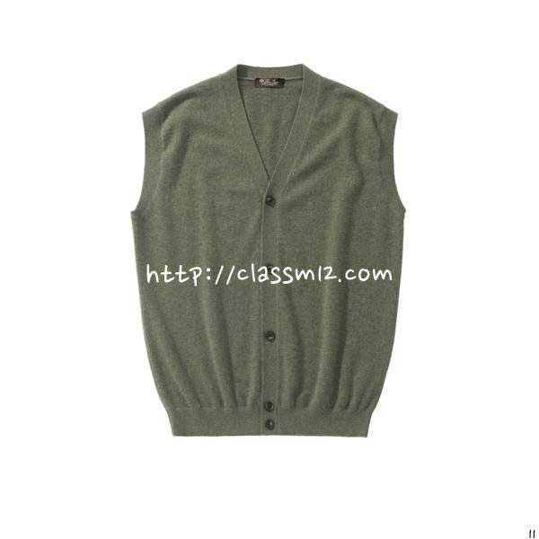 로로피아나 Loro Piana 25 한정판 Classic 양털 민소매 니트 A14045