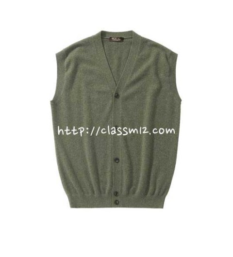 로로피아나 Loro Piana 25 한정판 Classic 양털 민소매 니트 A14045