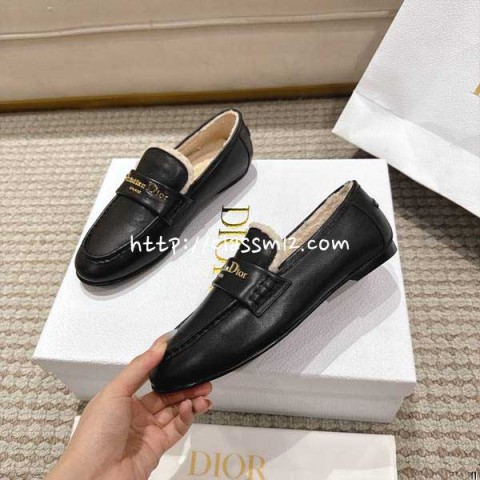 디올 25 한정판 Dior Boy 여성 소가죽 카프스킨 신발 B5503