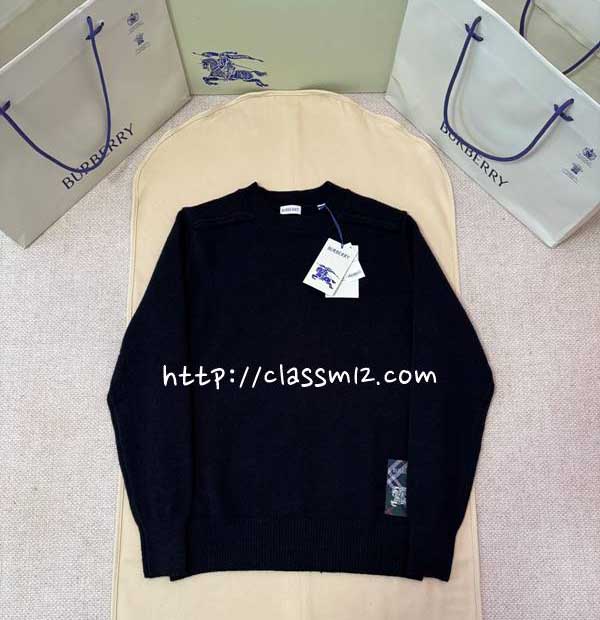 버버리 25 한정판 양털 긴팔 니트 A14076