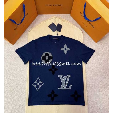 루이비통 25 한정판 반팔 니트 A14078