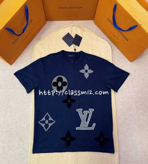 루이비통 25 한정판 반팔 니트 A14078