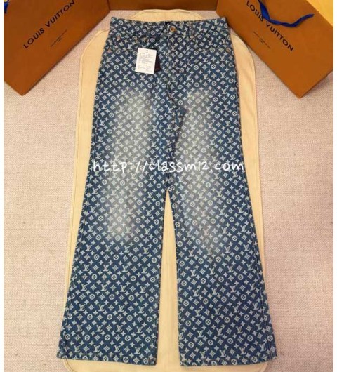 루이비통 25 한정판 청바지 긴바지 A14081