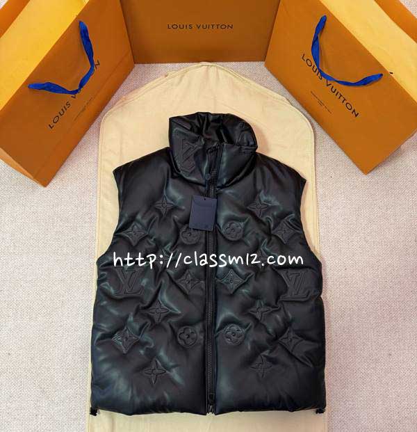 루이비통 25 한정판 민소매 패딩 조끼 자켓 A14085