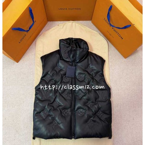 루이비통 25 한정판 민소매 패딩 조끼 자켓 A14086