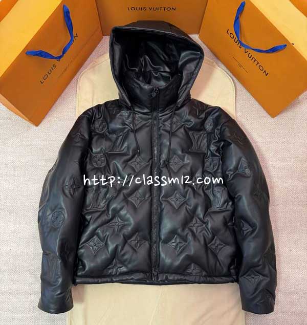 루이비통 25 한정판 긴팔 후드 패딩 자켓 A14086