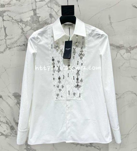 생로랑 25 한정판 긴팔 셔츠 A14091