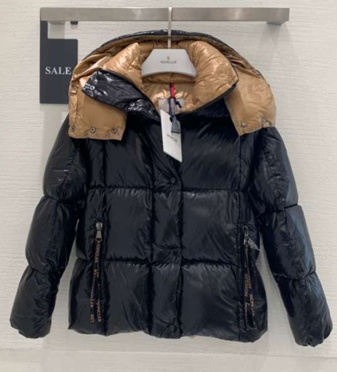 몽클레어 25 한정판 여성용 배색 덕다운 패딩 자켓 A14091