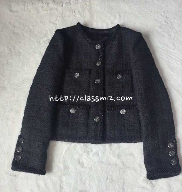 샤넬 25 한정판 여성 긴팔 자켓 A14095