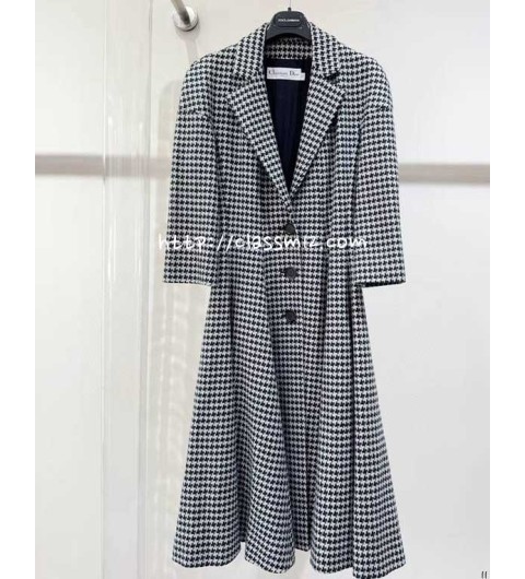 디올 25 한정판 여성 양털 긴팔 코트 A14097