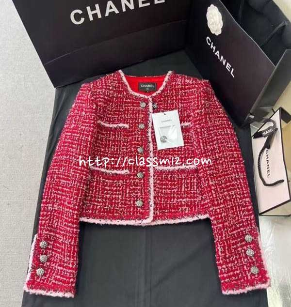 샤넬 25 한정판 여성 긴팔 자켓 치마 긴바지 세트 A14098