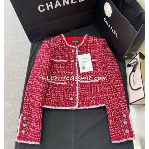 샤넬 25 한정판 여성 긴팔 자켓 치마 긴바지 세트 A14099